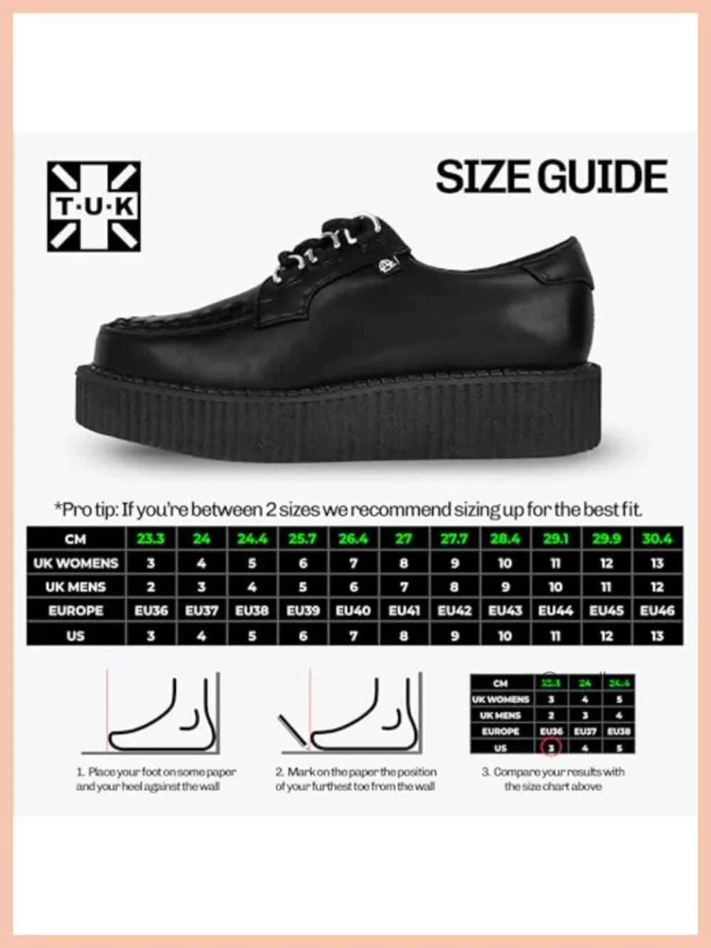 TUK Anarchic Faux Leather Creeper Platform Shoes - Unisex